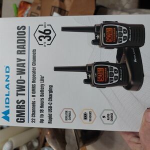 Black Two-Way Radios with Digital Display